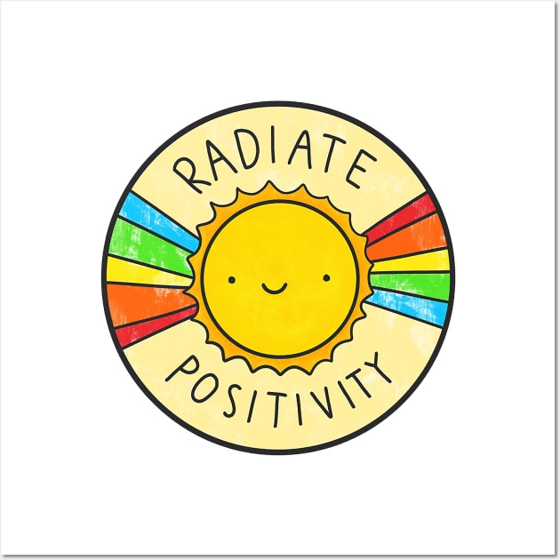 Radiate Positivity Wall Art by heldawson